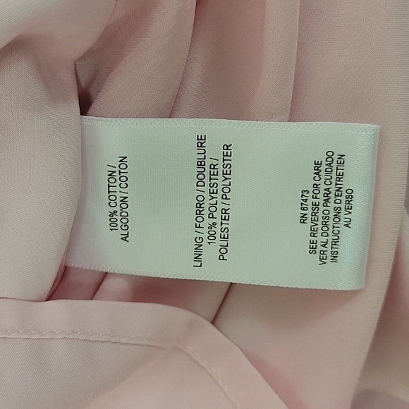 Taylor Pink and Green Floral Flutter Sleeve Womens Dress Sz Large New W/tags - Picture 6 of 7